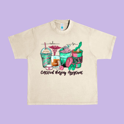 Certified Nursing Assistant Coffee Cups Urban Heavy Tee Designed By Zillion Design Studio