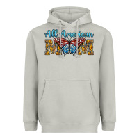 Moon Dust all american mom american flag butterfly Heavyweight Hoodie - LillyAllenDesigns
