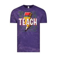 Cloud Purple teach Vintage Tee - texasbilliewilder