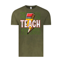 Vintage Olive teach Vintage Tee - texasbilliewilder