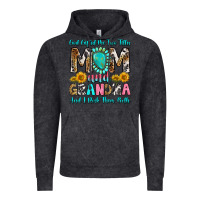 Vintage Black god gifted me two titles mom and grandma and i roc Vintage Hoodie - RanaPortraitStore