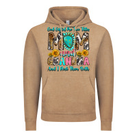 Vintage Coffee god gifted me two titles mom and grandma and i roc Vintage Hoodie - RanaPortraitStore