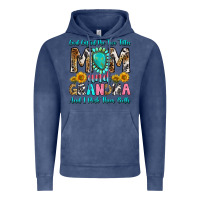 Vintage Denim god gifted me two titles mom and grandma and i roc Vintage Hoodie - RanaPortraitStore