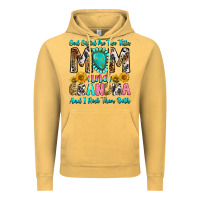 Vintage Mustard god gifted me two titles mom and grandma and i roc Vintage Hoodie - RanaPortraitStore