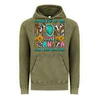 Vintage Olive god gifted me two titles mom and grandma and i roc Vintage Hoodie - RanaPortraitStore