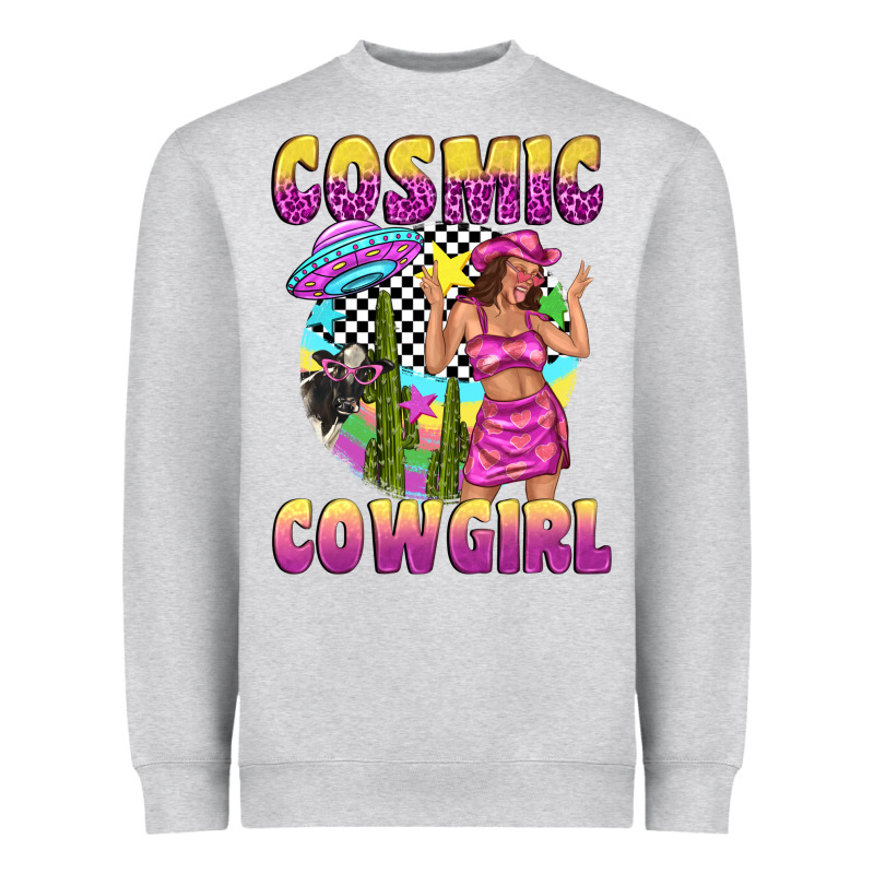 Cosmic Cowgirl Heavyweight Sweatshirt by texasbilliewilder | Teevron