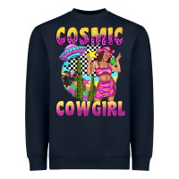 Navy cosmic cowgirl Heavyweight Sweatshirt - texasbilliewilder