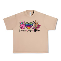 Burro peace love hair Urban Heavy Tee - BarkalooDesign