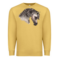 Antique Gold Arabian Horse Premium Sweatshirt - LillyAllenDesigns