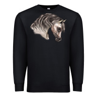 Black Arabian Horse Premium Sweatshirt - LillyAllenDesigns