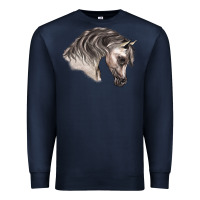 Navy Arabian Horse Premium Sweatshirt - LillyAllenDesigns