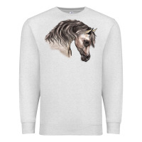 Oatmeal Heather Arabian Horse Premium Sweatshirt - LillyAllenDesigns