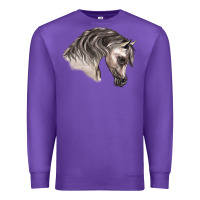 Purple Arabian Horse Premium Sweatshirt - LillyAllenDesigns