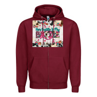 Burgundy her battle is my battle Zipper Hoodie - JahusDesignShop