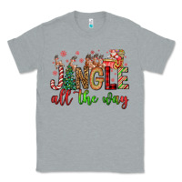 Heather Grey jingle all the way Classic Tee - FaDigitalArtStudio