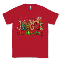 Red jingle all the way Classic Tee - FaDigitalArtStudio