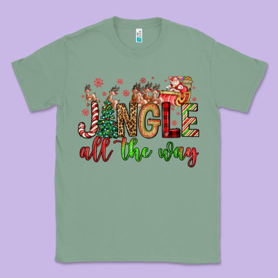 Jingle All The Way Classic Tee Designed By Fadigitalartstudio