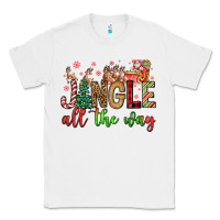 White jingle all the way Classic Tee - FaDigitalArtStudio