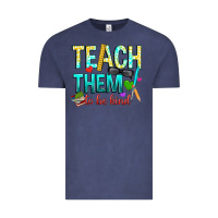 Vintage Denim teach them to be kind Vintage Tee - texasbilliewilder
