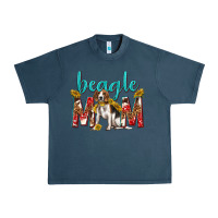 Midnight Navy western beagle mom Urban Heavy Tee - texasbilliewilder