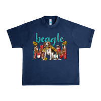 Navy western beagle mom Urban Heavy Tee - texasbilliewilder