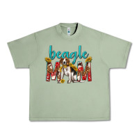 Oil Green western beagle mom Urban Heavy Tee - texasbilliewilder
