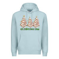 Blue Mist oh christmas tree cake Premium Hoodie - MaliasSmallBusiness