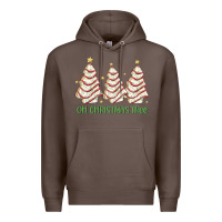 Coffee oh christmas tree cake Premium Hoodie - MaliasSmallBusiness