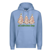 Colony Blue oh christmas tree cake Premium Hoodie - MaliasSmallBusiness