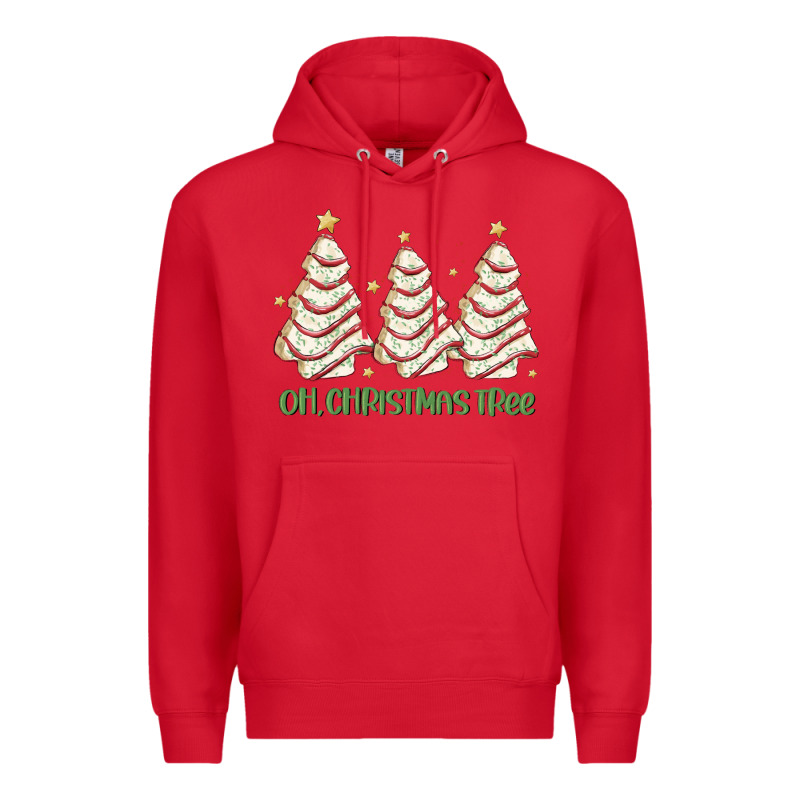 Oh Christmas Tree Cake Premium Hoodie by MaliasSmallBusiness | Teevron