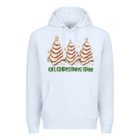 White oh christmas tree cake Premium Hoodie - MaliasSmallBusiness