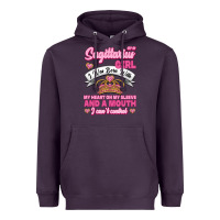 Plum As A Sagittarius Girl I Was Born With My Heart On My Sleeve And  Mouth Heavyweight Hoodie - Jasminsmagicworld