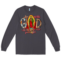Smoke With God All Things Are Possible Long Sleeve Tee - RacoonDesign