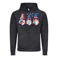 Vintage Black fourth of july gnomes Vintage Hoodie - RanaPortraitStore