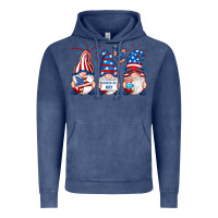 Vintage Denim fourth of july gnomes Vintage Hoodie - RanaPortraitStore