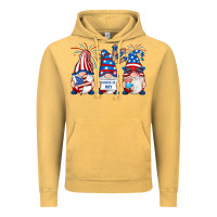 Vintage Mustard fourth of july gnomes Vintage Hoodie - RanaPortraitStore