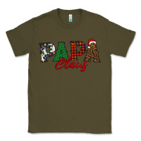 Army Green papa claus Classic Tee - BarkalooDesign