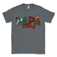 Charcoal Heather papa claus Classic Tee - BarkalooDesign