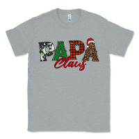 Heather Grey papa claus Classic Tee - BarkalooDesign