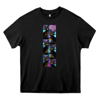 Black Black Cat Halloween Heavy Core Tee - LillyAllenDesigns