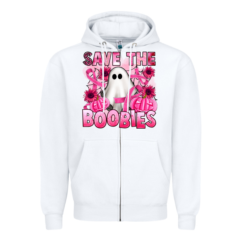 Save The Boobies Zipper Hoodie by Artiststas | Teevron