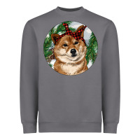 Storm Shiba Inu Christmas Heavyweight Sweatshirt - RanaPortraitStore
