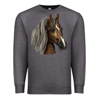 Charcoal Heather Tennessee Horse Premium Sweatshirt - LillyAllenDesigns
