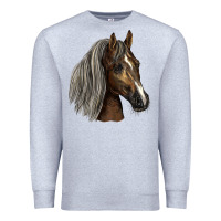 Heather Grey Tennessee Horse Premium Sweatshirt - LillyAllenDesigns