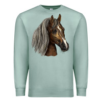 Seafoam Tennessee Horse Premium Sweatshirt - LillyAllenDesigns