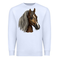 White Tennessee Horse Premium Sweatshirt - LillyAllenDesigns