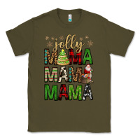 Army Green jolly mama mama mama Classic Tee - FaDigitalArtStudio