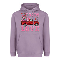 Lavender loads of love truck Heavyweight Hoodie - BarkalooDesign