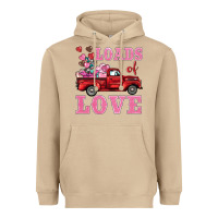 Mushroom loads of love truck Heavyweight Hoodie - BarkalooDesign