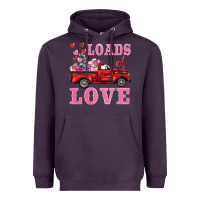 Plum loads of love truck Heavyweight Hoodie - BarkalooDesign